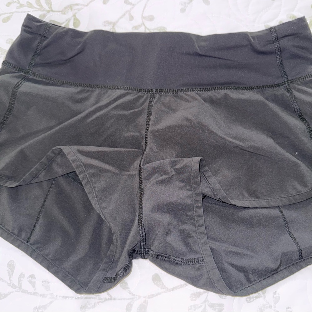 lululemon athletica Speed Up black Athletic Shorts